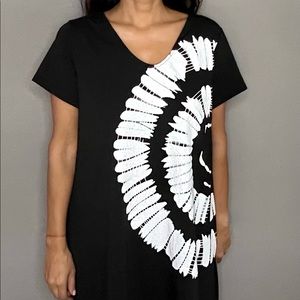 Fun cotton short sleeve dress!